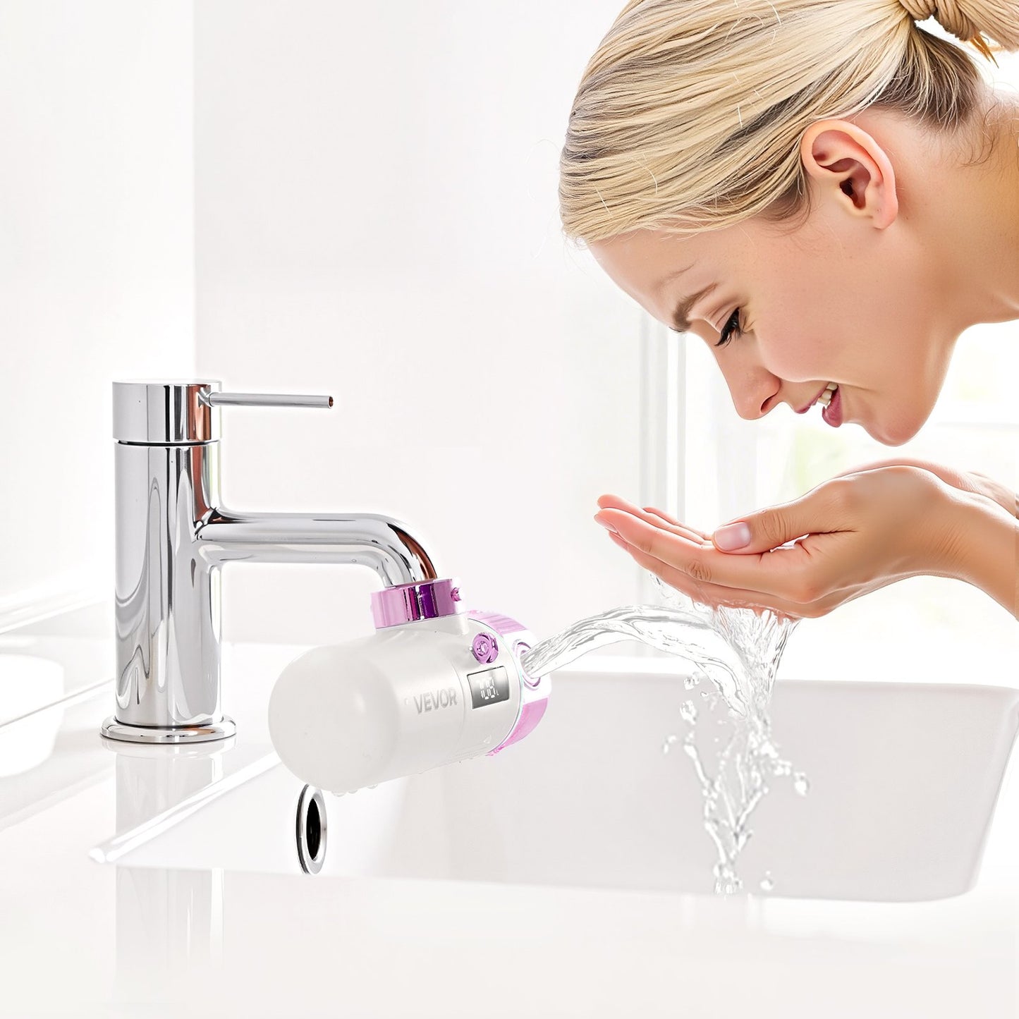 ClearSkin™ Faucet Filter — Purified Water for Clearer, Healthier Skin